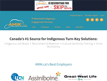 Tablet Screenshot of amik.ca